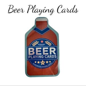 NIP STERLING Beer Playing Cards
